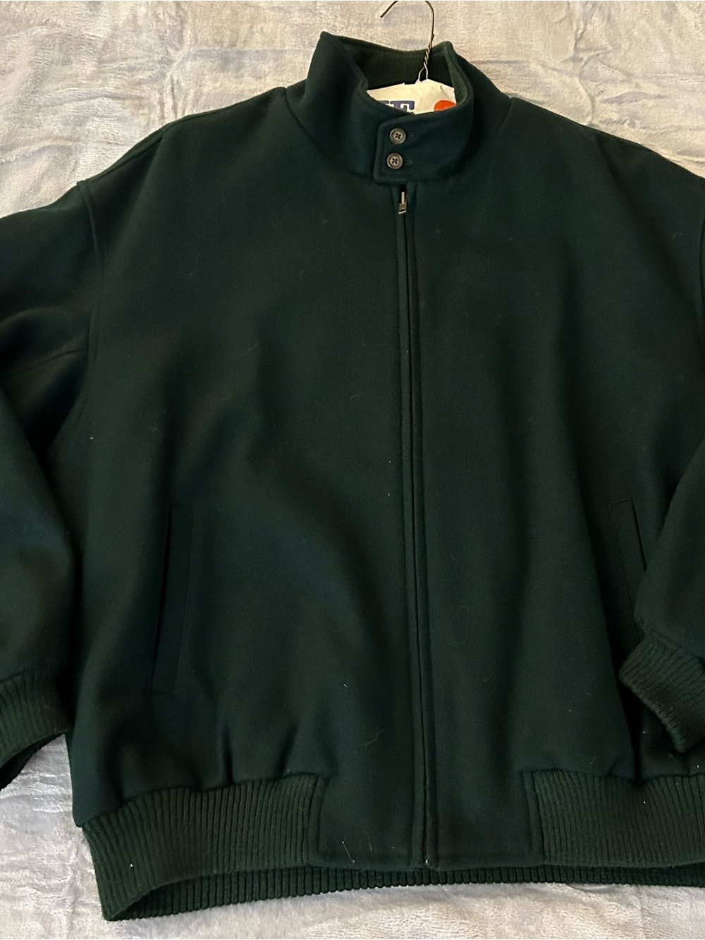 Original Melton Bomber by Evergreen Expert Makers 70% wool coat